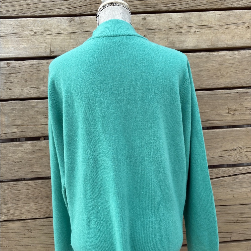 Elegant Teal Sweater for Women - Picture 7 of 9